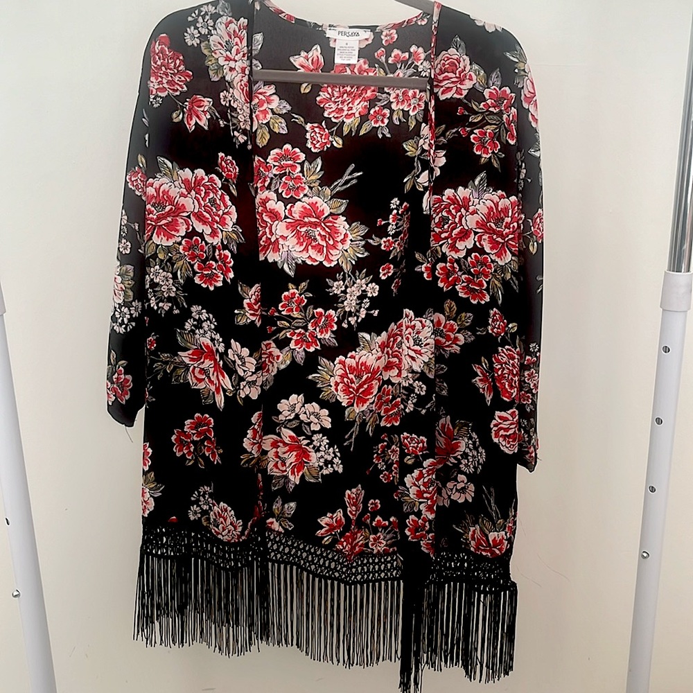 Floral shawl